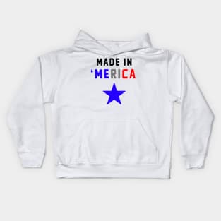 Merica 4th of July Star Design 2 Kids Hoodie